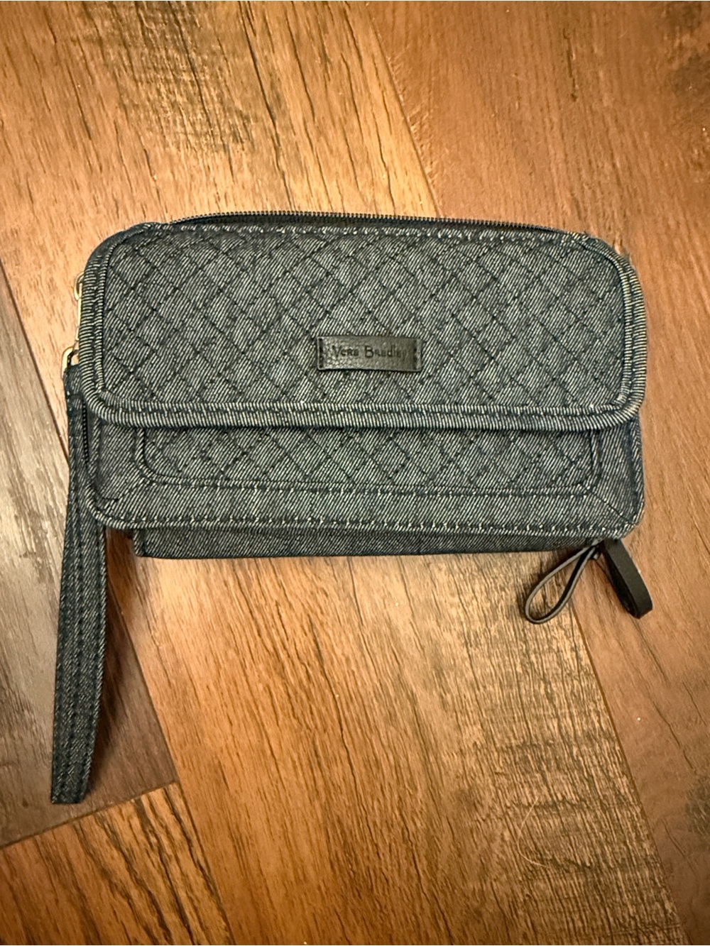 Vera Bradley RFID All in One Crossbody in Denim Navy